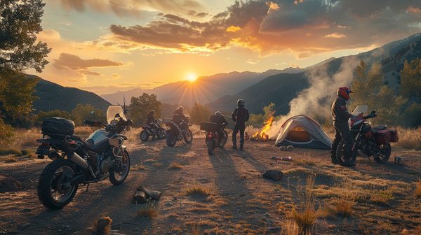 Camping pour les motards : profitez d'un accueil spécial